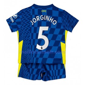 Maillot de Foot Chelsea Jorginho 5 Domicile 2021-22 - Enfant